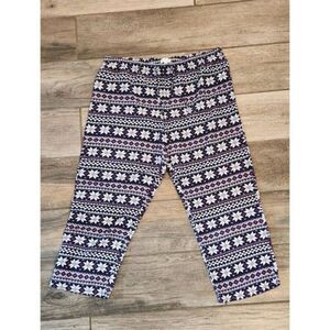 LOVE BY GAP CHRISTMAS PAJAMA COLOR PURPLE COTTON/RAYON SIZE XL